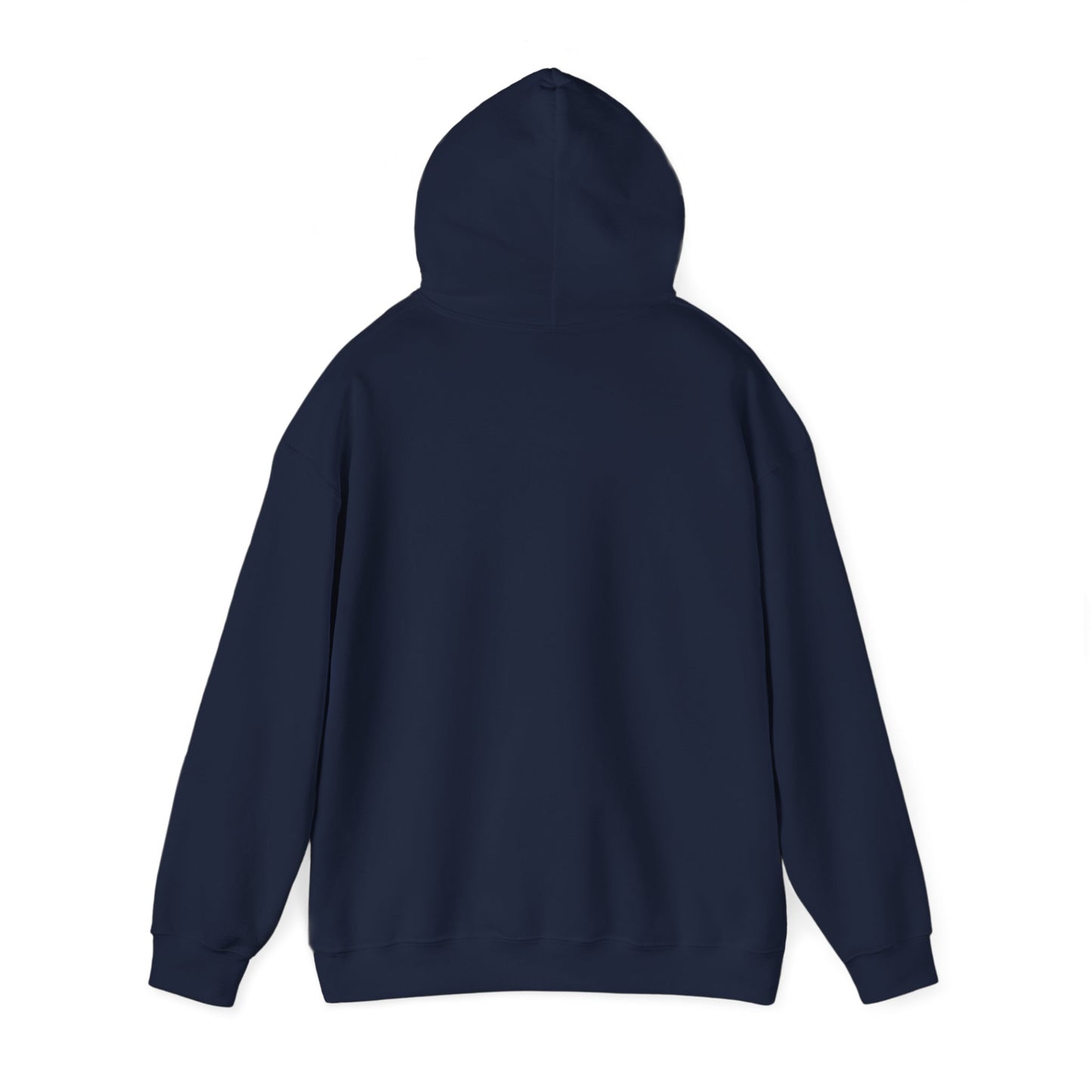 Melting Sunshine Hoodie, Bright Orange Yellow Blue Logo Sweatshirt, Unisex Pullover Jumper, Warm Winter Top, Cozy Hooded Sweater, Men Women