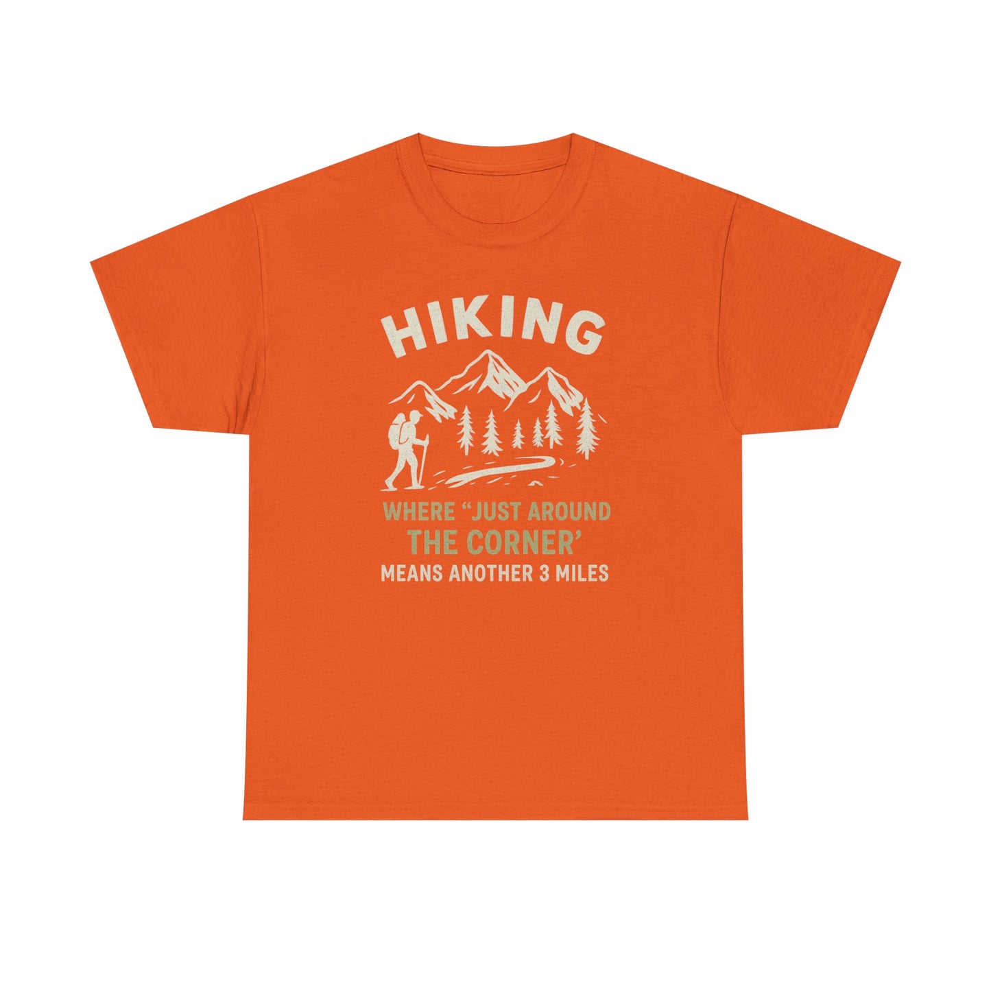 Unisex Heavy Cotton Adventure Tee – Outdoor Hiking Shirt, Sustainable Eco-Friendly T-Shirt for Nature Lovers & Everyday Wear