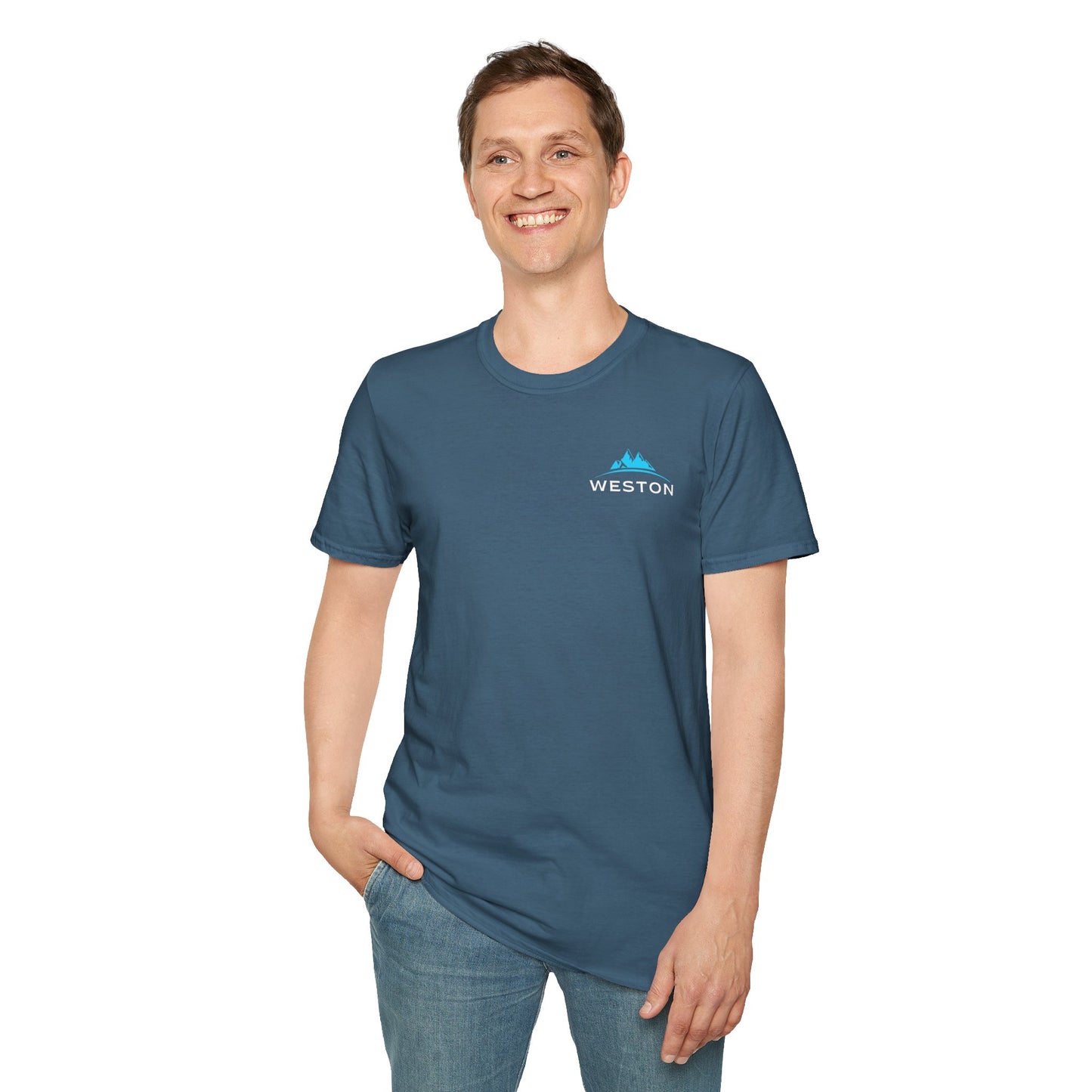 Weston Gear Logo T-Shirt | Softstyle Unisex Tee for Hikers, Campers & Outdoor Adventurers – Comfortable Everyday Wear