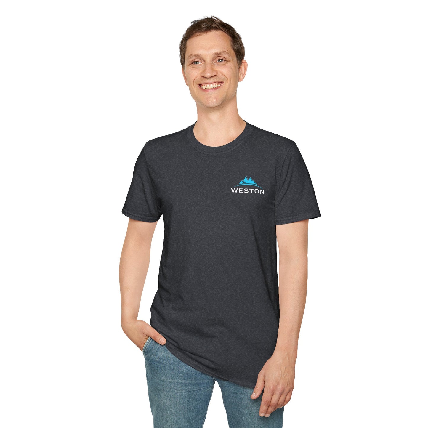 Weston Gear Logo T-Shirt | Softstyle Unisex Tee for Hikers, Campers & Outdoor Adventurers – Comfortable Everyday Wear