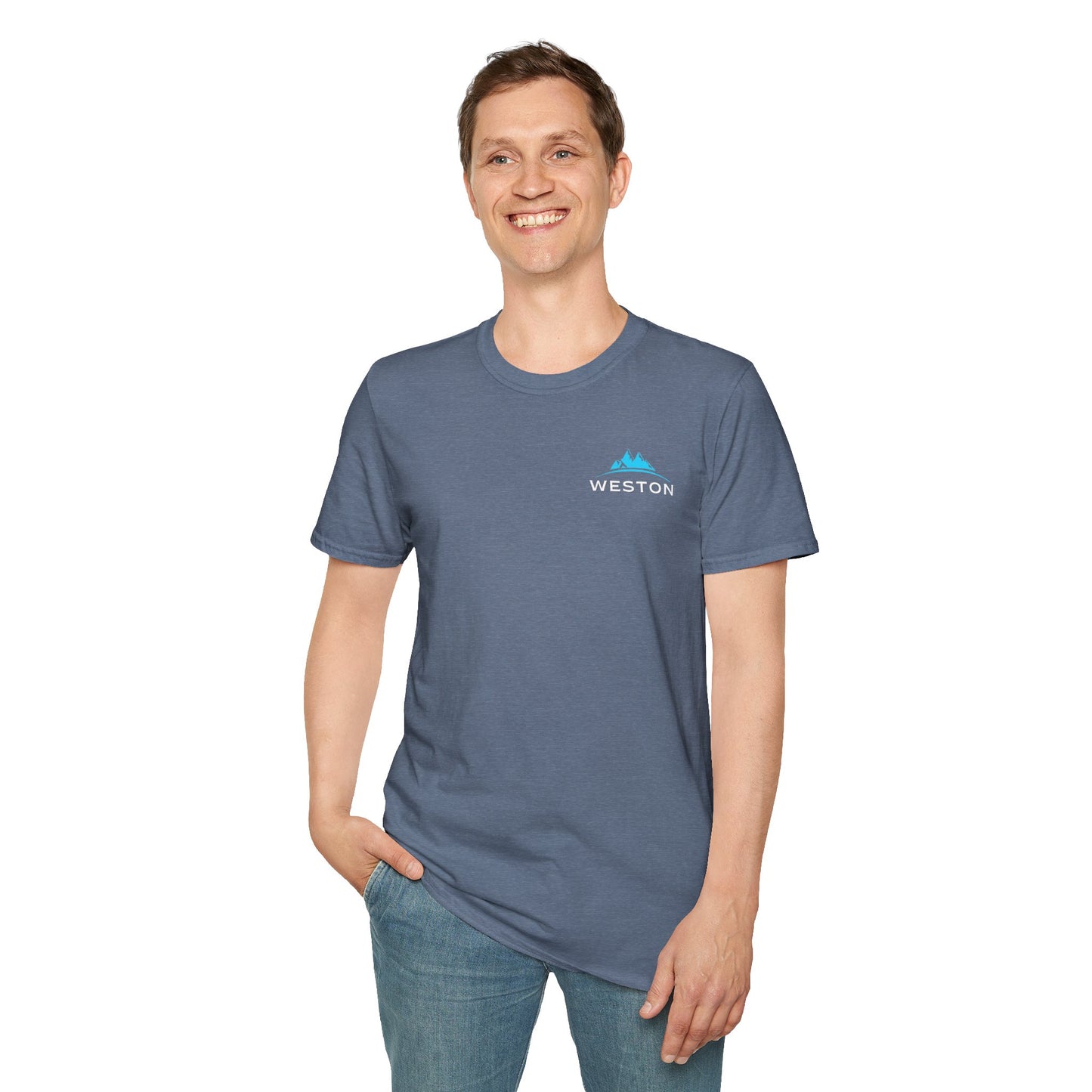 Weston Gear Logo T-Shirt | Softstyle Unisex Tee for Hikers, Campers & Outdoor Adventurers – Comfortable Everyday Wear