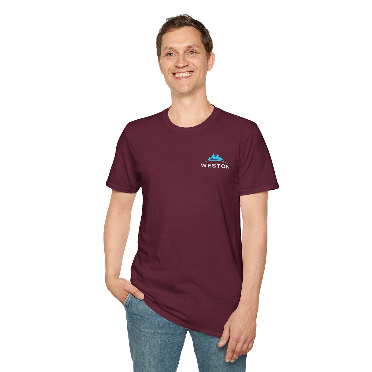 Weston Gear Logo T-Shirt | Softstyle Unisex Tee for Hikers, Campers & Outdoor Adventurers – Comfortable Everyday Wear