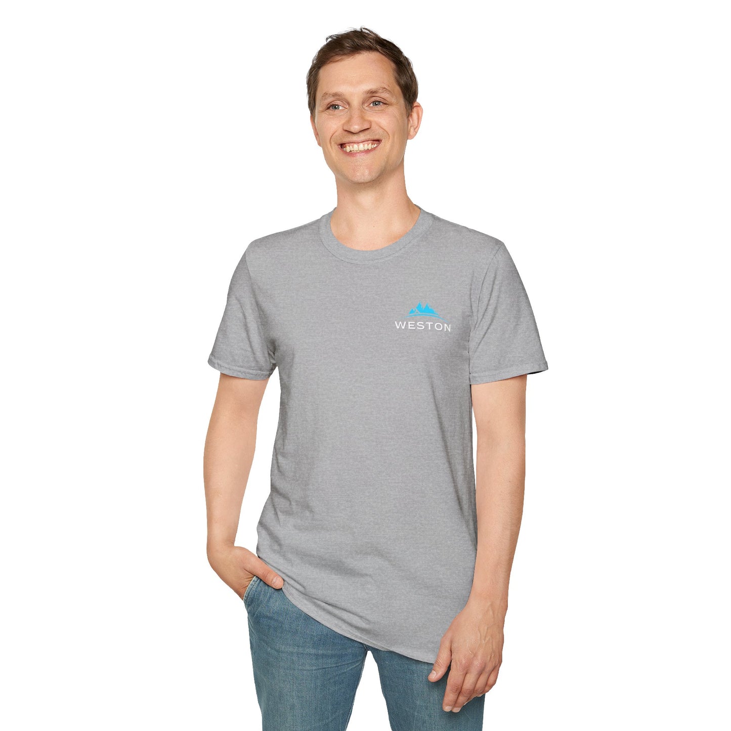 Weston Gear Logo T-Shirt | Softstyle Unisex Tee for Hikers, Campers & Outdoor Adventurers – Comfortable Everyday Wear
