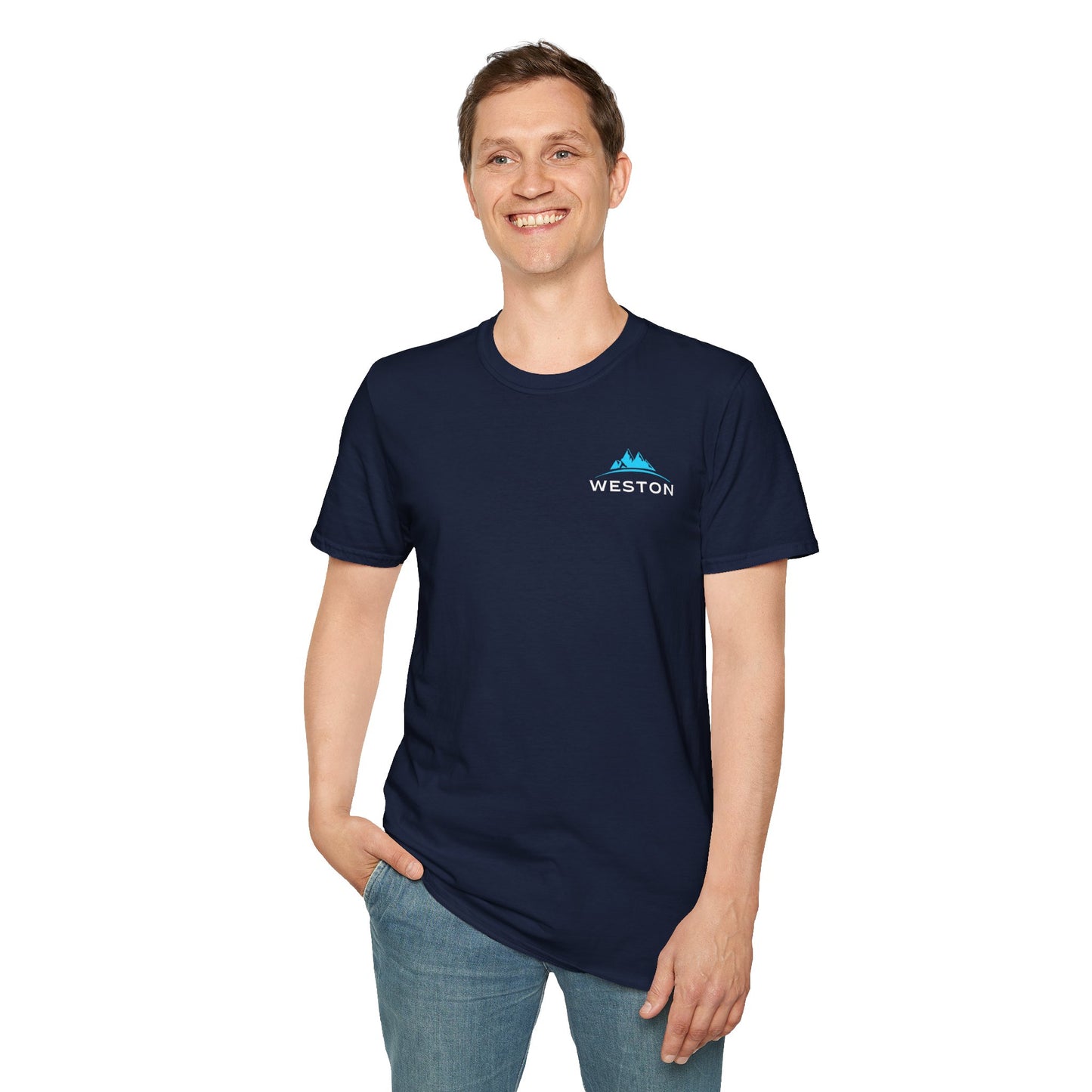 Weston Gear Logo T-Shirt | Softstyle Unisex Tee for Hikers, Campers & Outdoor Adventurers – Comfortable Everyday Wear
