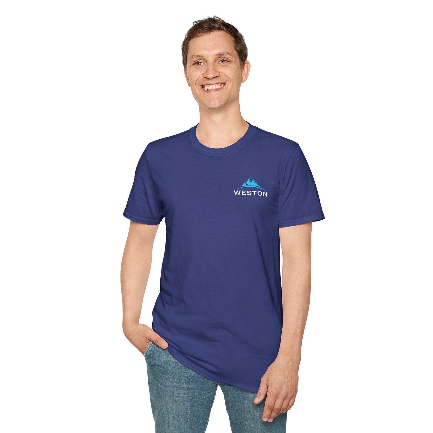 Weston Gear Logo T-Shirt | Softstyle Unisex Tee for Hikers, Campers & Outdoor Adventurers – Comfortable Everyday Wear
