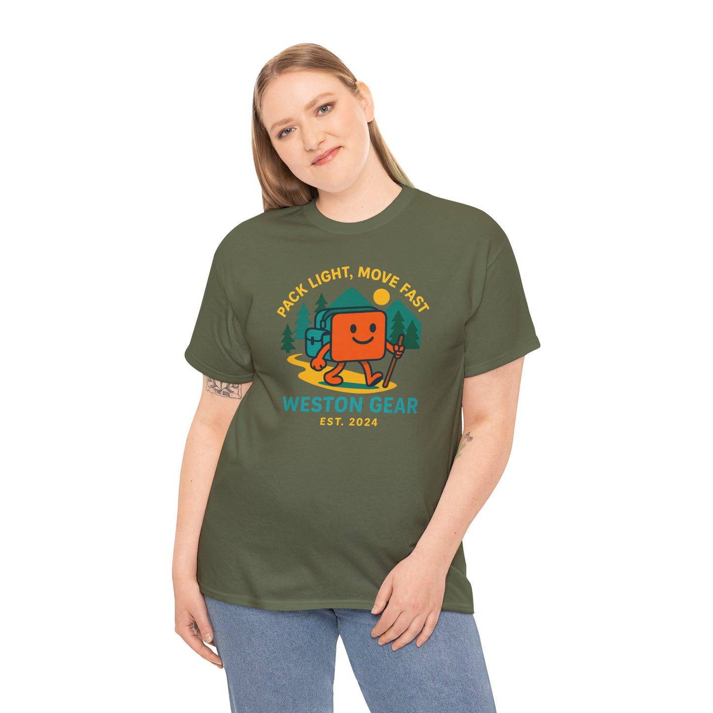 Adventurous Spirit Tee | Outdoor Hiking T-Shirt, Unisex Cotton Shirt, Gift for Nature Lovers, Camping Apparel, Cute Graphic Tee