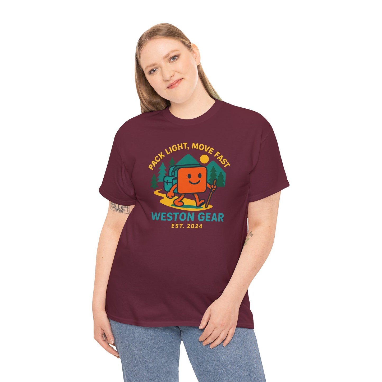 Adventurous Spirit Tee | Outdoor Hiking T-Shirt, Unisex Cotton Shirt, Gift for Nature Lovers, Camping Apparel, Cute Graphic Tee