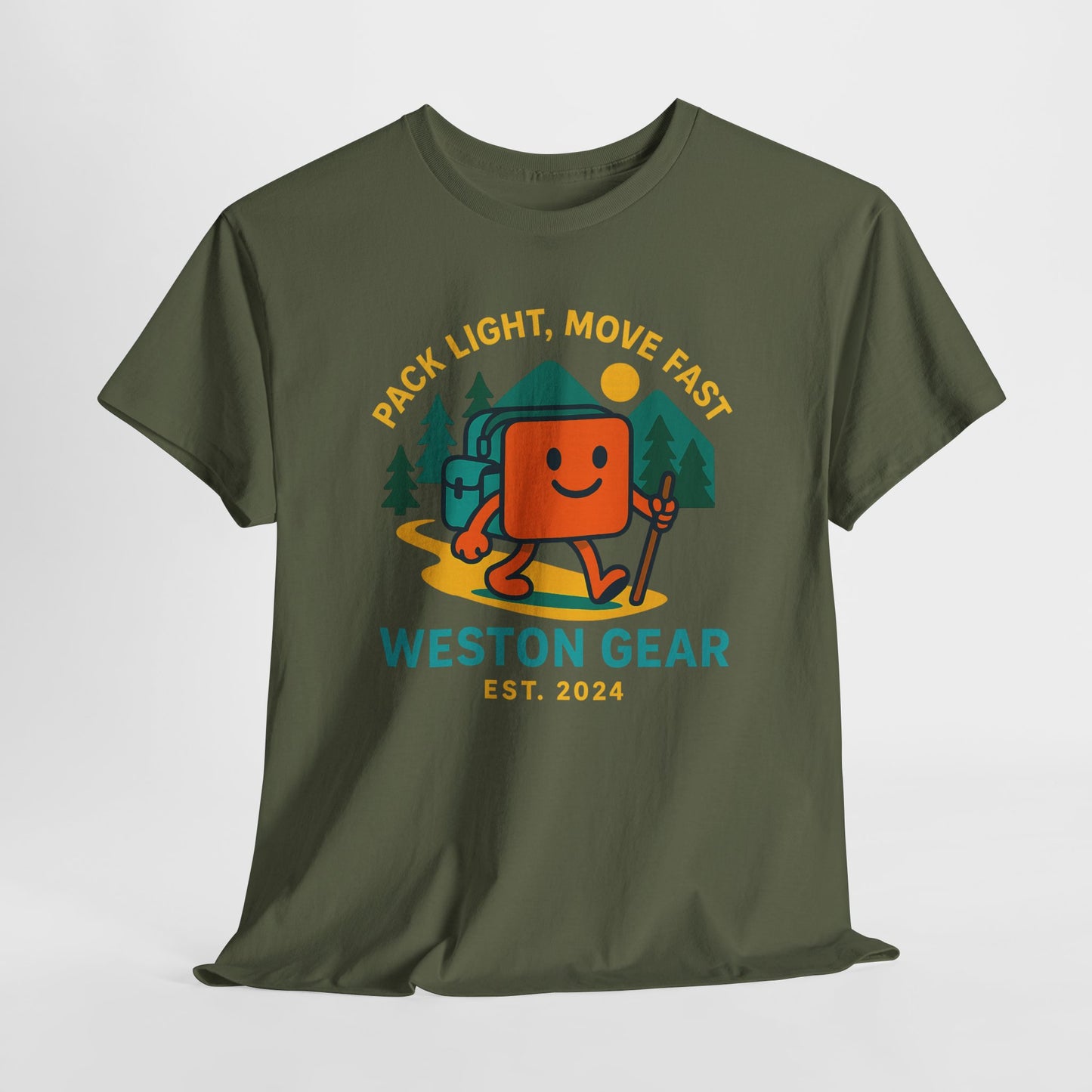 Adventurous Spirit Tee | Outdoor Hiking T-Shirt, Unisex Cotton Shirt, Gift for Nature Lovers, Camping Apparel, Cute Graphic Tee
