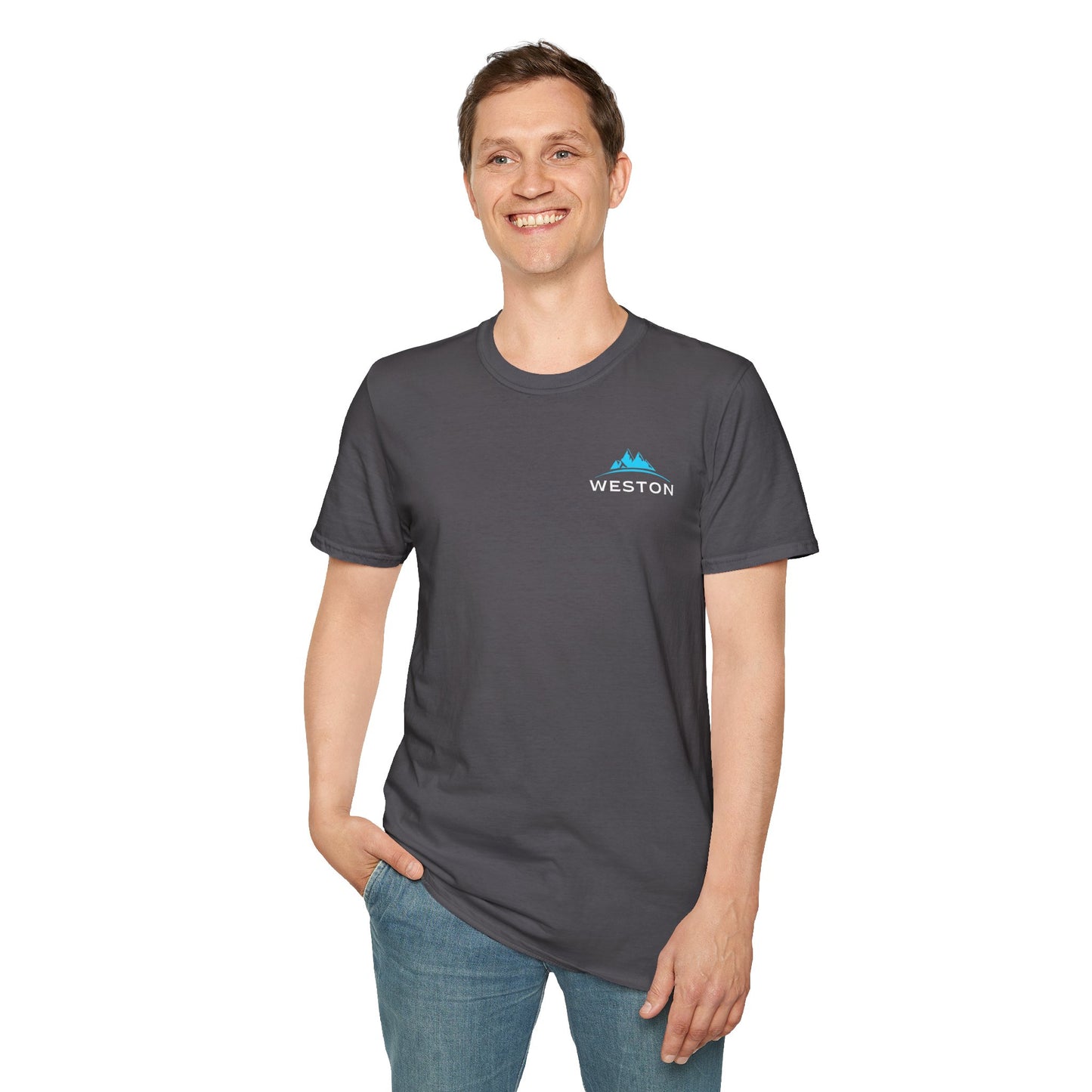 Weston Gear Logo T-Shirt | Softstyle Unisex Tee for Hikers, Campers & Outdoor Adventurers – Comfortable Everyday Wear