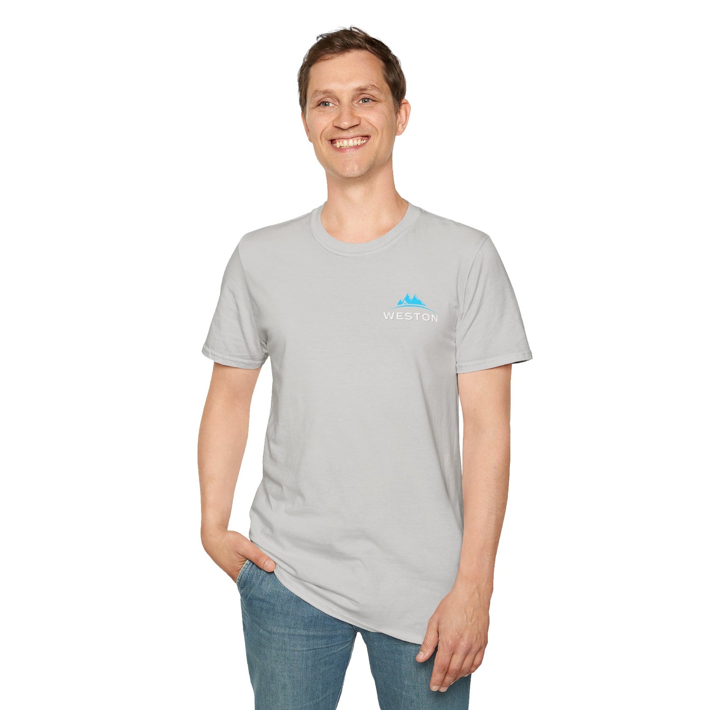 Weston Gear Logo T-Shirt | Softstyle Unisex Tee for Hikers, Campers & Outdoor Adventurers – Comfortable Everyday Wear