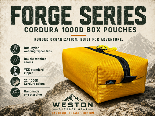 Cordura® Forge Series Gear Pouch – Rugged Camping & Travel Organizer Built to Last