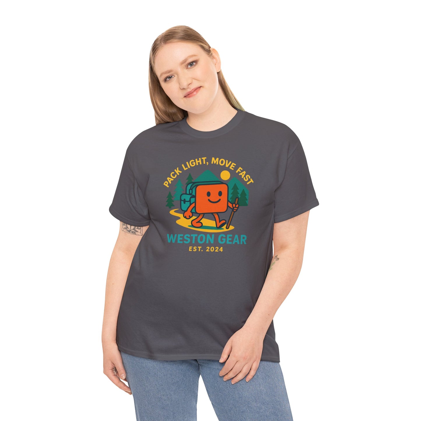 Adventurous Spirit Tee | Outdoor Hiking T-Shirt, Unisex Cotton Shirt, Gift for Nature Lovers, Camping Apparel, Cute Graphic Tee