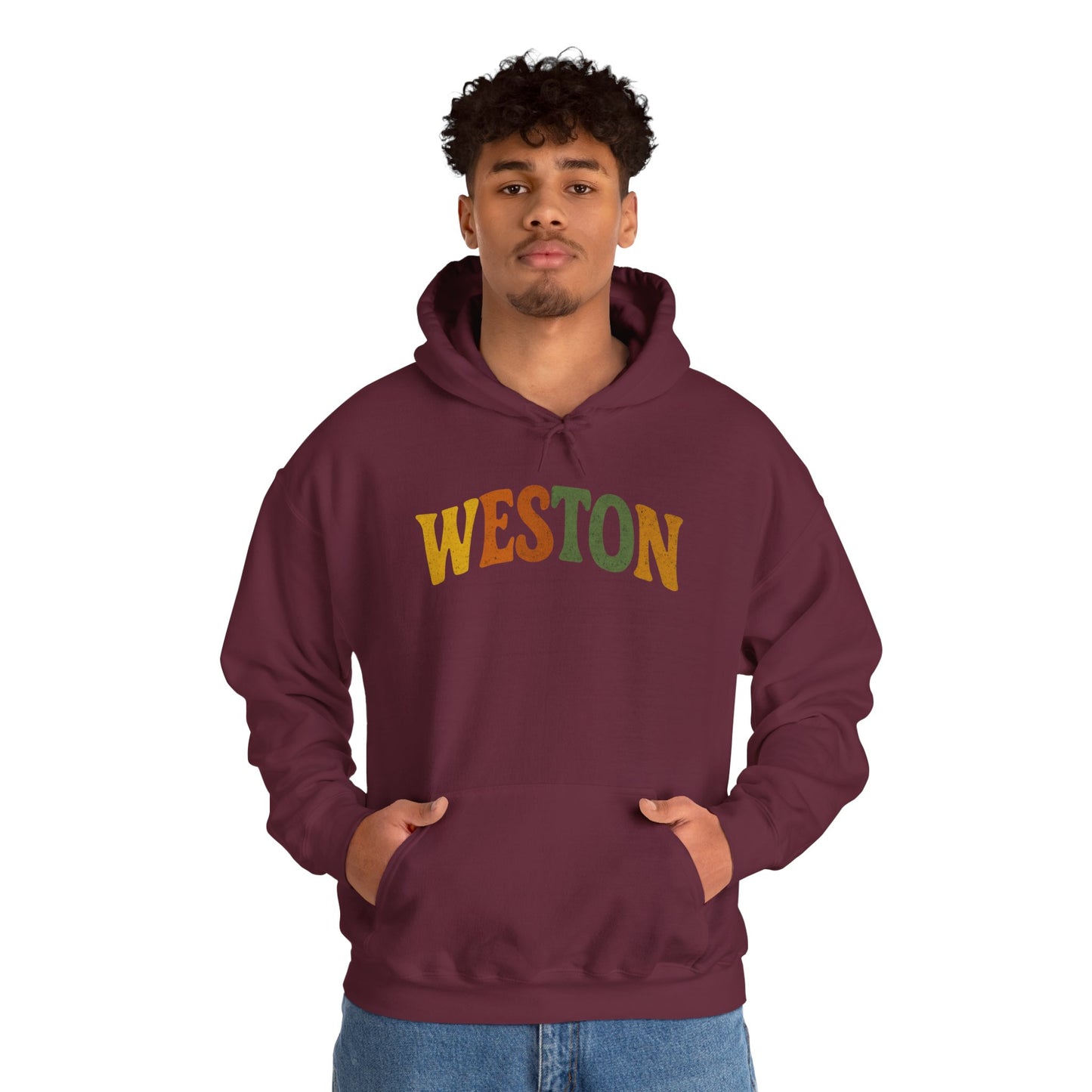 Weston Unisex Heavy Blend™ Hoodie - Cozy Casual Sweatshirt, Perfect for Fall, Gift for Him or Her, Everyday Comfort, Relaxed Style