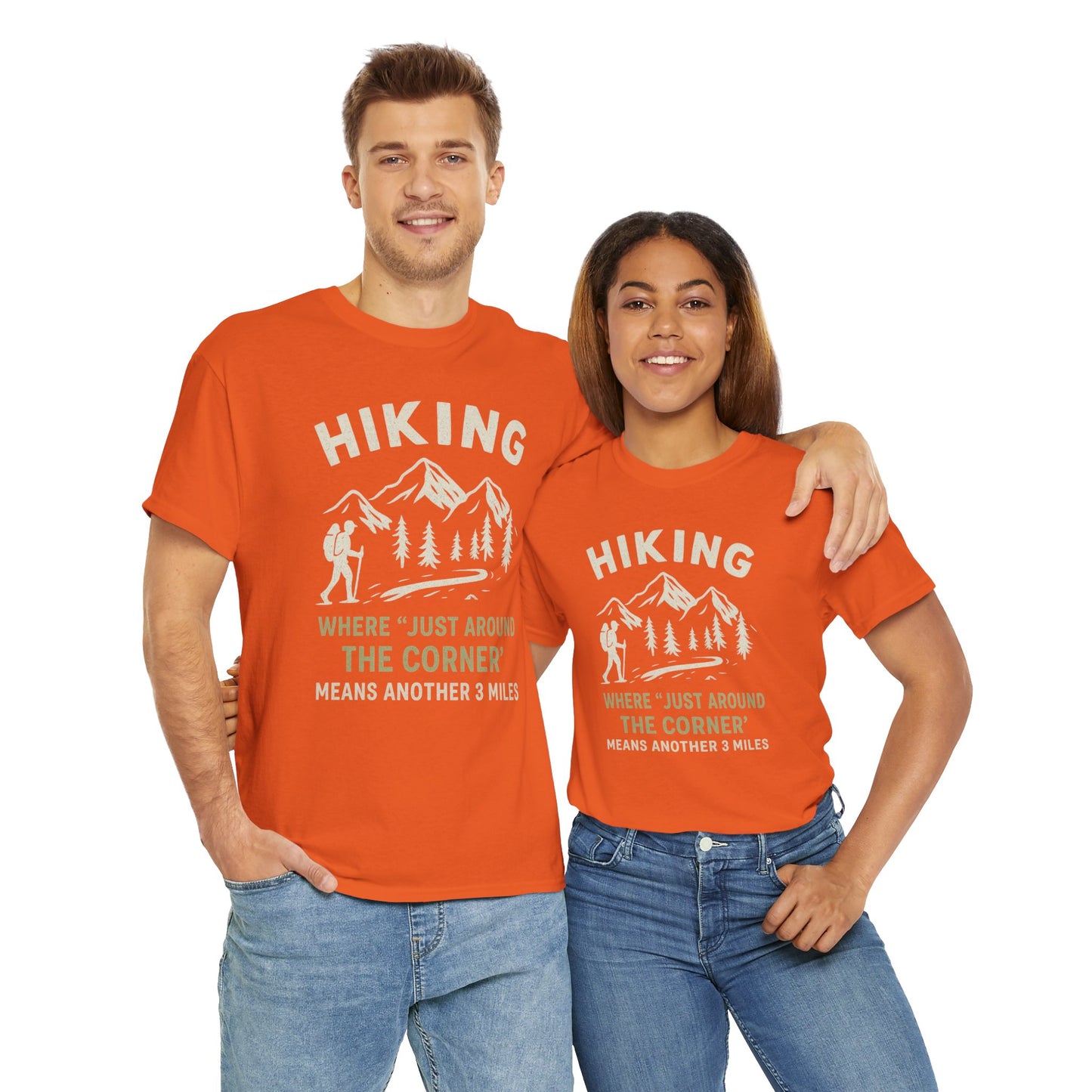 Unisex Heavy Cotton Adventure Tee – Outdoor Hiking Shirt, Sustainable Eco-Friendly T-Shirt for Nature Lovers & Everyday Wear
