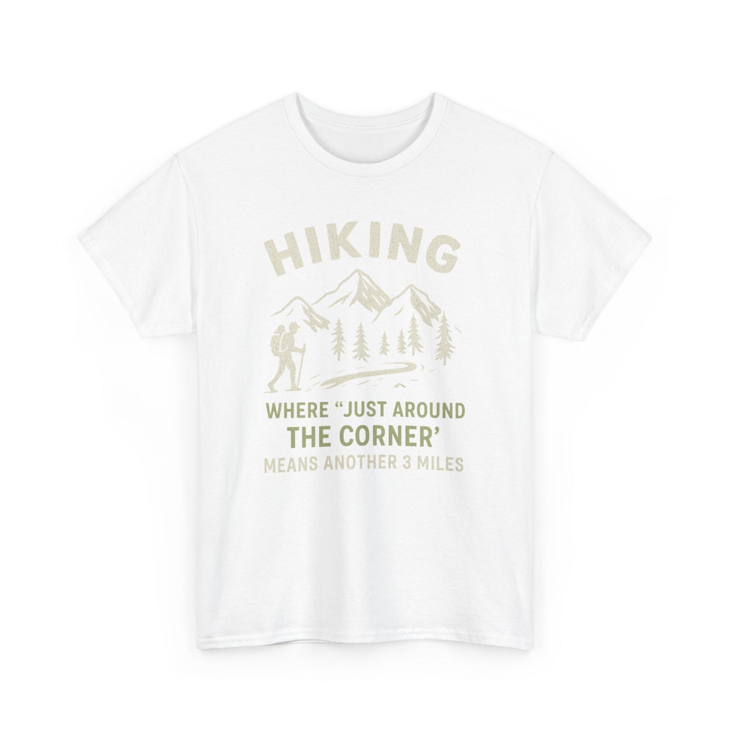 Unisex Heavy Cotton Adventure Tee – Outdoor Hiking Shirt, Sustainable Eco-Friendly T-Shirt for Nature Lovers & Everyday Wear