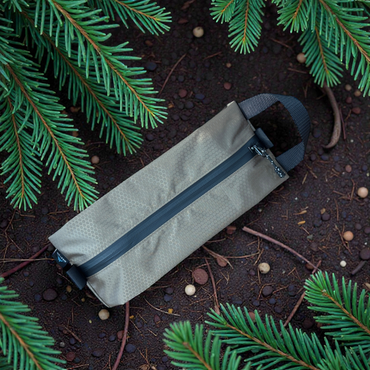 Ultralight Nylon Ditty Bags with Grab Handles, Expandable Toiletry Kits for Backpacking, Hiking & EDC