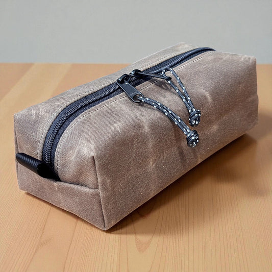 Rugged Waxed Canvas Pouch – American-Made EDC Organizer for Hiking, Camping & Survival