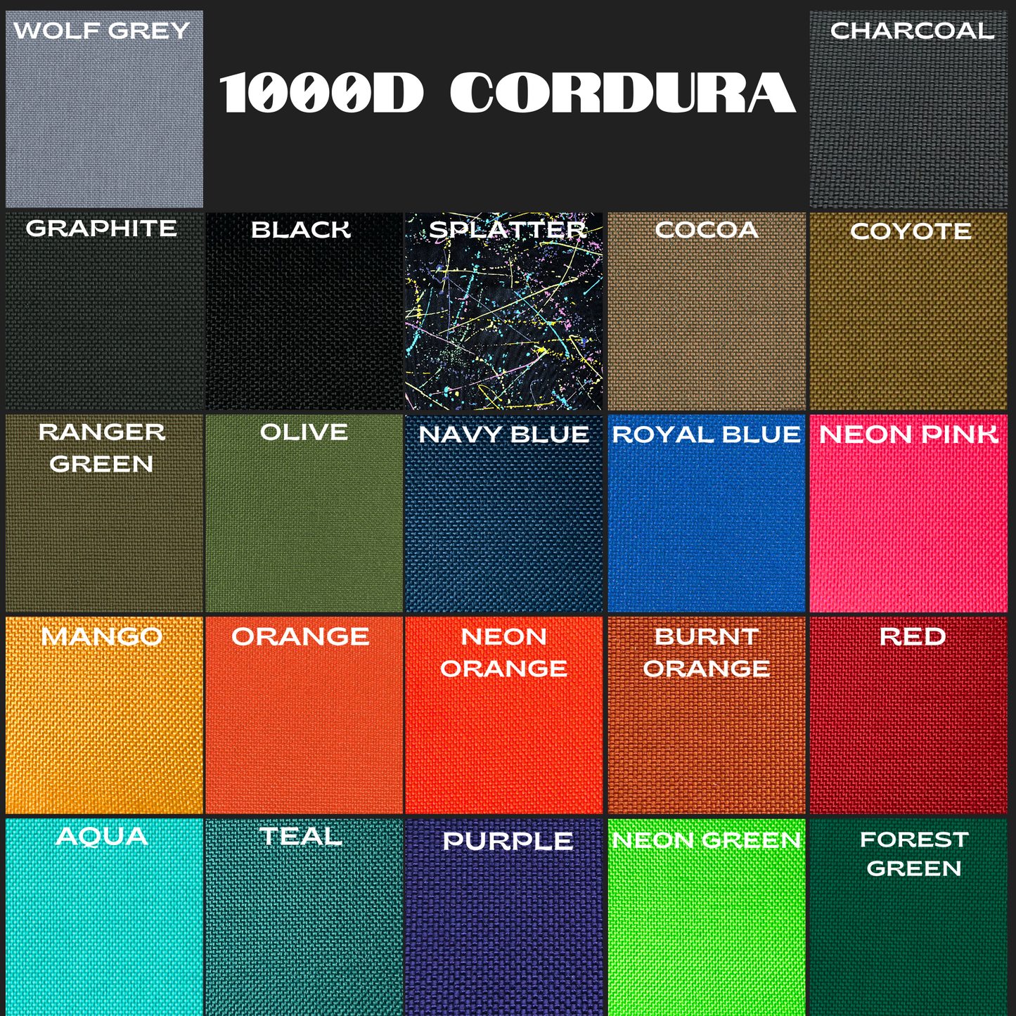 Forge Series Box Pouch – 1000D Cordura® Trail & Travel Gear Bag