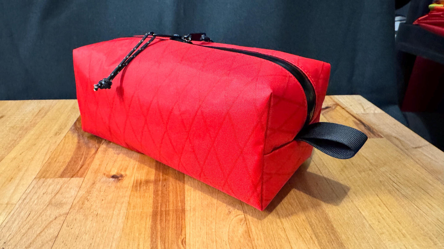 X-Pac Zipper Pouch – Ultralight Waterproof 8x3x3 Storage Bag for EDC, Travel, Toiletries, Packing, Camping, and Makeup Organization