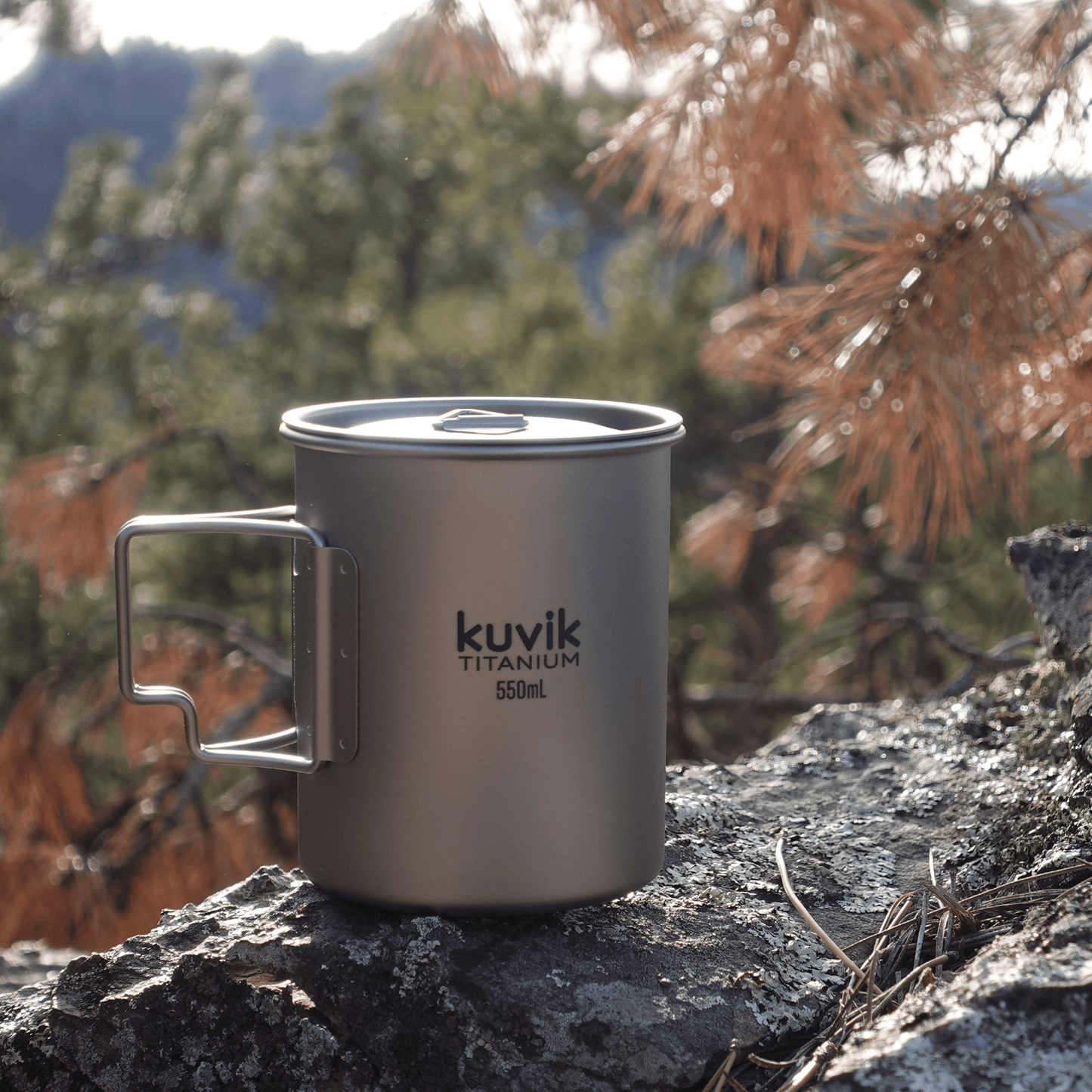 Kuvik 550ml Titanium Cup