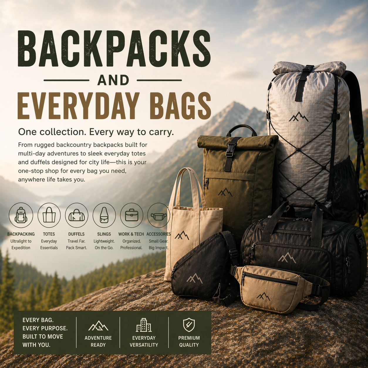 Backpacks and Everyday Bags