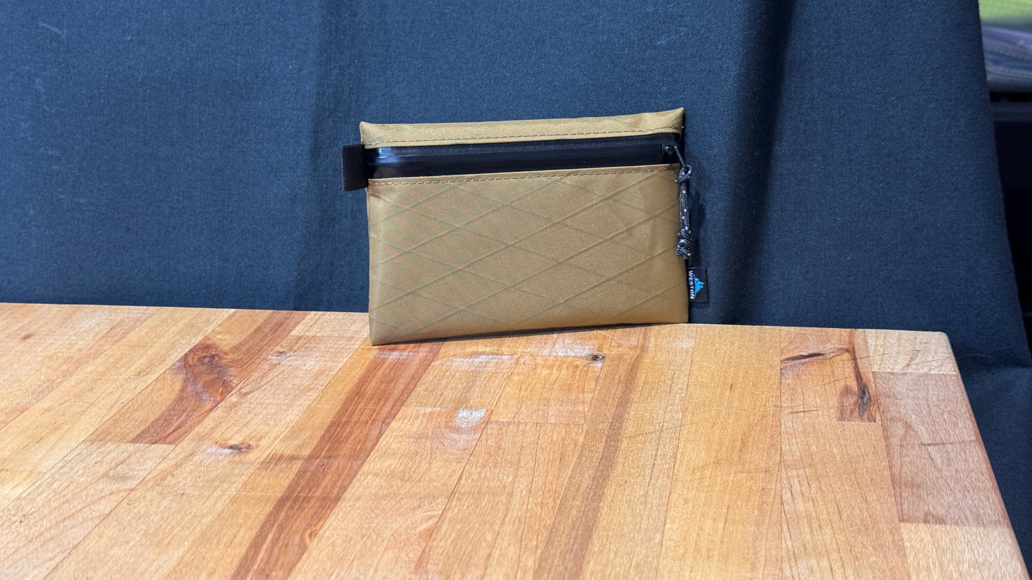 X-Pac Zip Pouches – Ultralight and Weatherproof EDC Wallets or Passport Holders for Hiking, Backpacking & Travel, Trail-Ready Adventure Gear