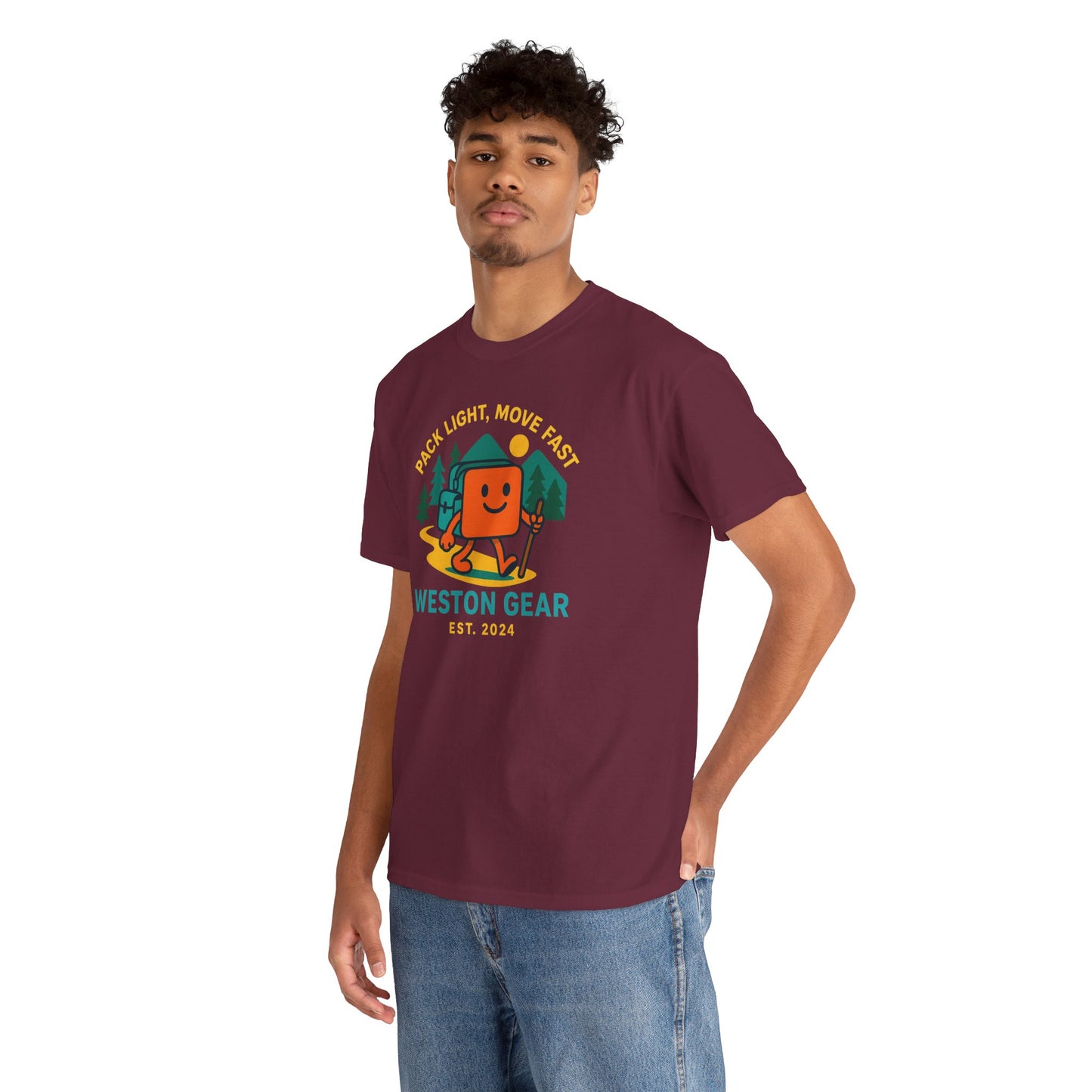 Adventurous Spirit Tee | Outdoor Hiking T-Shirt, Unisex Cotton Shirt, Gift for Nature Lovers, Camping Apparel, Cute Graphic Tee