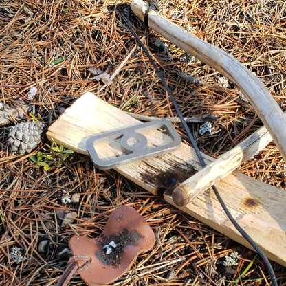 Flint & Steel Striker / Bow Drill Hand-Hold Combo Tool