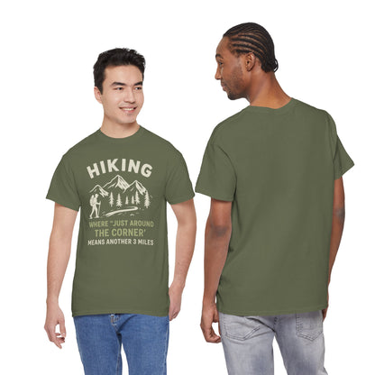 Unisex Heavy Cotton Adventure Tee – Outdoor Hiking Shirt, Sustainable Eco-Friendly T-Shirt for Nature Lovers & Everyday Wear
