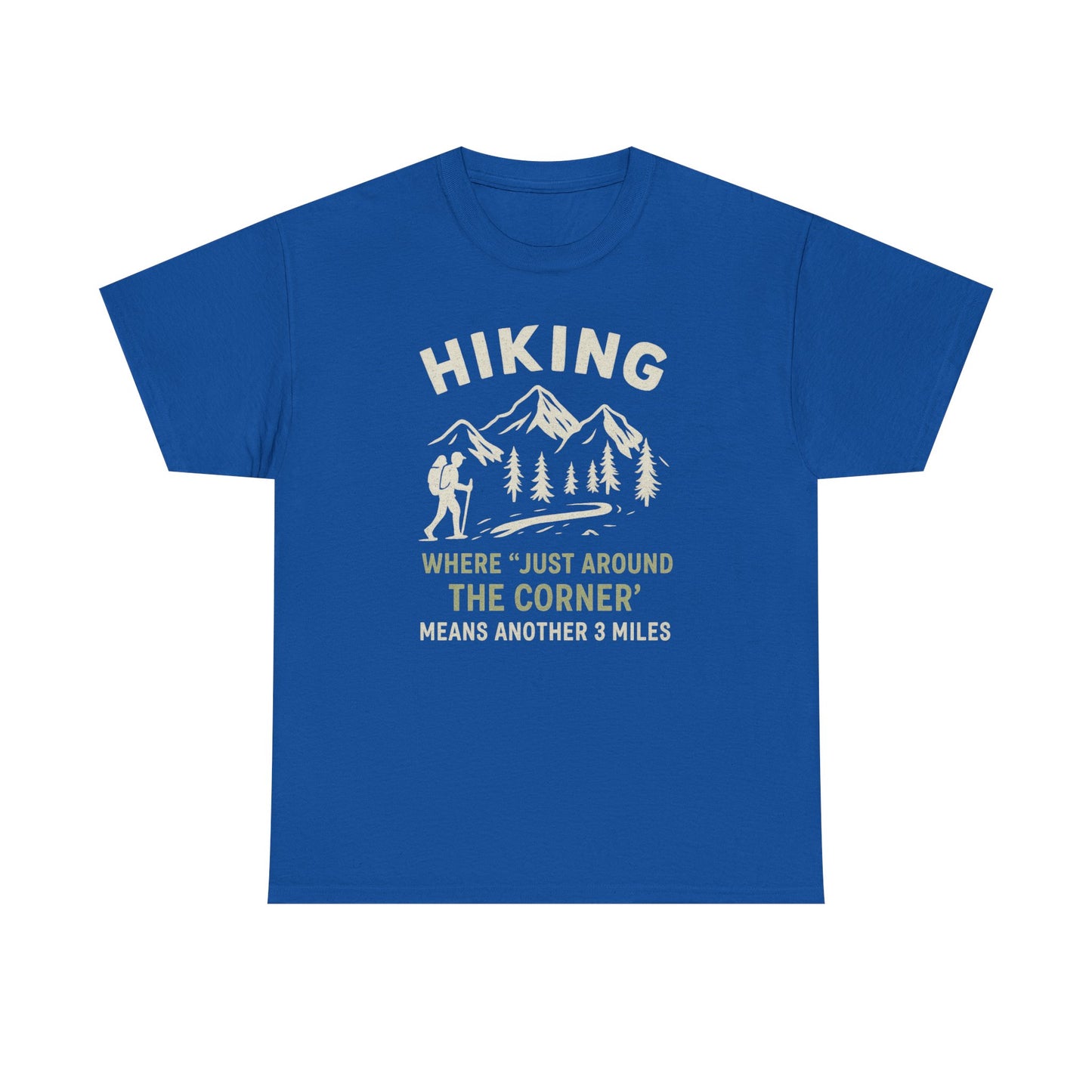 Unisex Heavy Cotton Adventure Tee – Outdoor Hiking Shirt, Sustainable Eco-Friendly T-Shirt for Nature Lovers & Everyday Wear