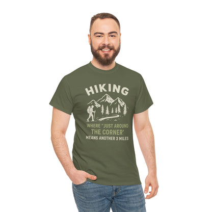Unisex Heavy Cotton Adventure Tee – Outdoor Hiking Shirt, Sustainable Eco-Friendly T-Shirt for Nature Lovers & Everyday Wear