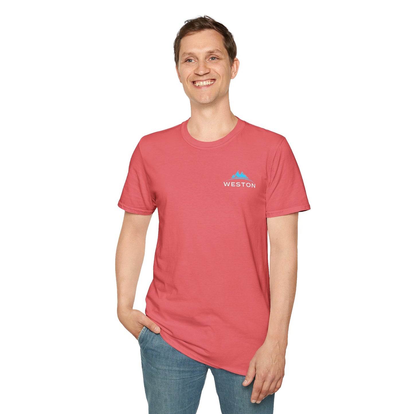 Weston Gear Logo T-Shirt | Softstyle Unisex Tee for Hikers, Campers & Outdoor Adventurers – Comfortable Everyday Wear