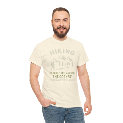 Unisex Heavy Cotton Adventure Tee – Outdoor Hiking Shirt, Sustainable Eco-Friendly T-Shirt for Nature Lovers & Everyday Wear
