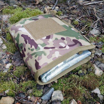 Navigation Case w/Protective Map Pouch for Military Hiking, Tactical, Outdoor Activities