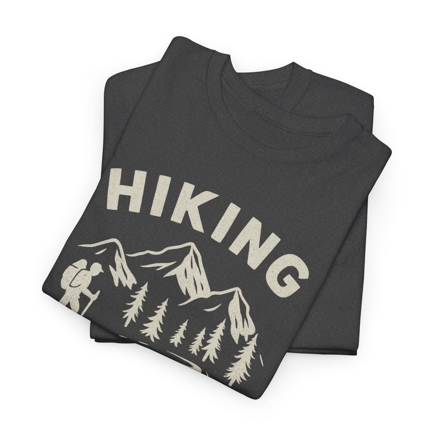 Unisex Heavy Cotton Adventure Tee – Outdoor Hiking Shirt, Sustainable Eco-Friendly T-Shirt for Nature Lovers & Everyday Wear