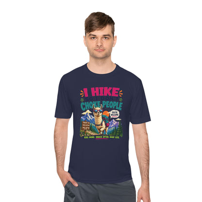 Hiking Tee — "I Hike So I Don't Choke People" Funny Outdoors Shirt
