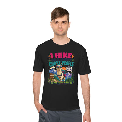 Hiking Tee — "I Hike So I Don't Choke People" Funny Outdoors Shirt