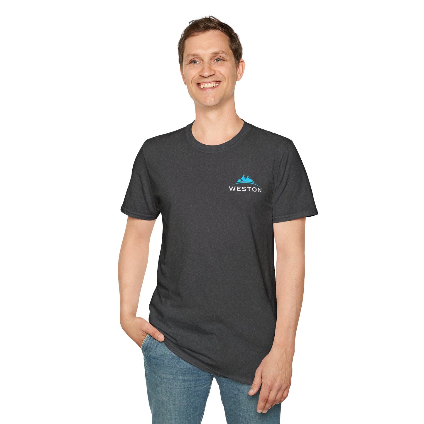 Weston Gear Logo T-Shirt | Softstyle Unisex Tee for Hikers, Campers & Outdoor Adventurers – Comfortable Everyday Wear