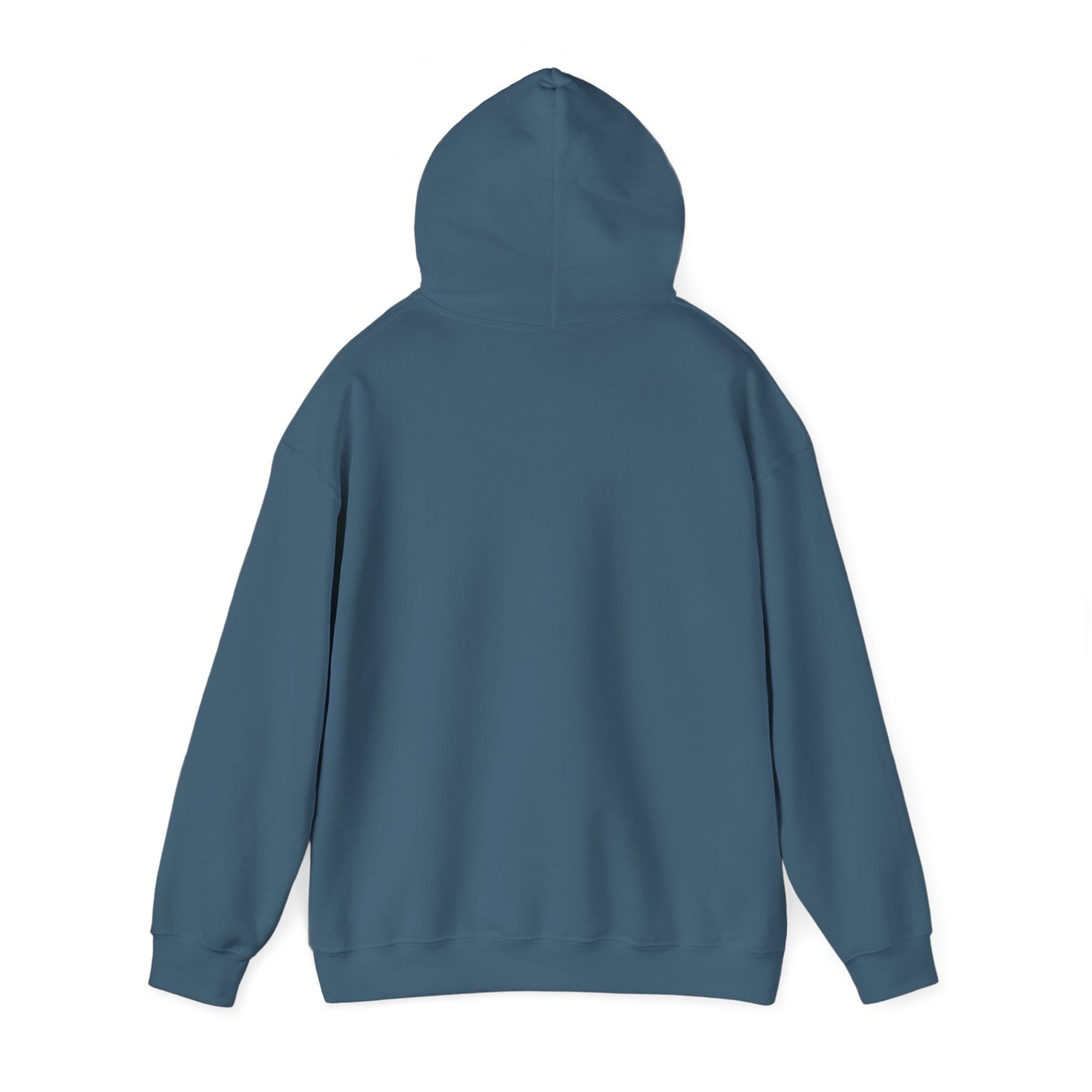 Melting Sunshine Hoodie, Bright Orange Yellow Blue Logo Sweatshirt, Unisex Pullover Jumper, Warm Winter Top, Cozy Hooded Sweater, Men Women