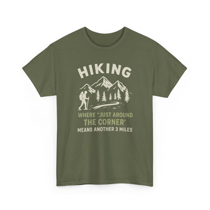 Unisex Heavy Cotton Adventure Tee – Outdoor Hiking Shirt, Sustainable Eco-Friendly T-Shirt for Nature Lovers & Everyday Wear