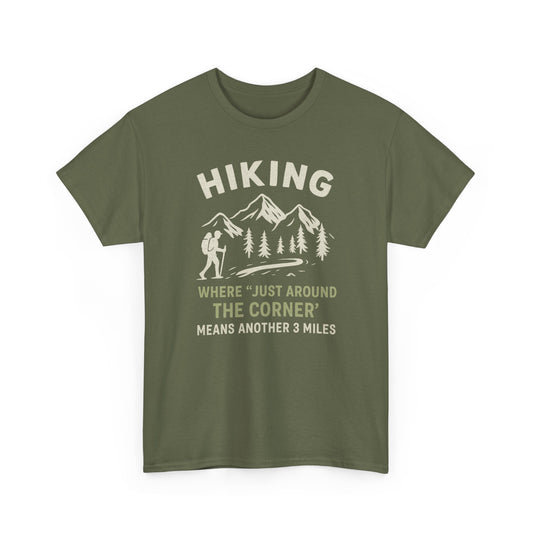 Unisex Heavy Cotton Adventure Tee – Outdoor Hiking Shirt, Sustainable Eco-Friendly T-Shirt for Nature Lovers & Everyday Wear