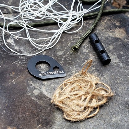 Enhanced "Fish & Fire" Emergency Survival Paracord - Easy to Handle "Quick Deploy" Speed Hank