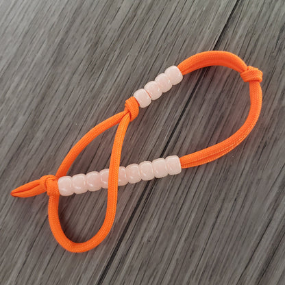 Pace Count Beads for Orienteering and Land Navigation - Phosphorescent "Glow in the Dark" Beads