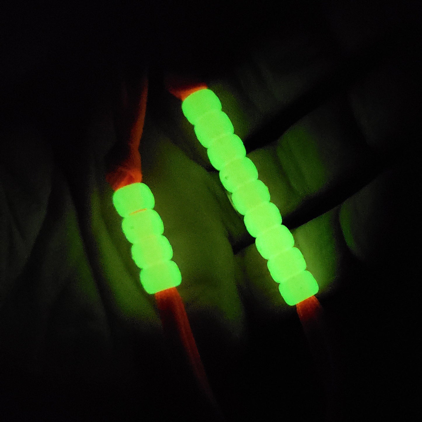 Pace Count Beads for Orienteering and Land Navigation - Phosphorescent "Glow in the Dark" Beads