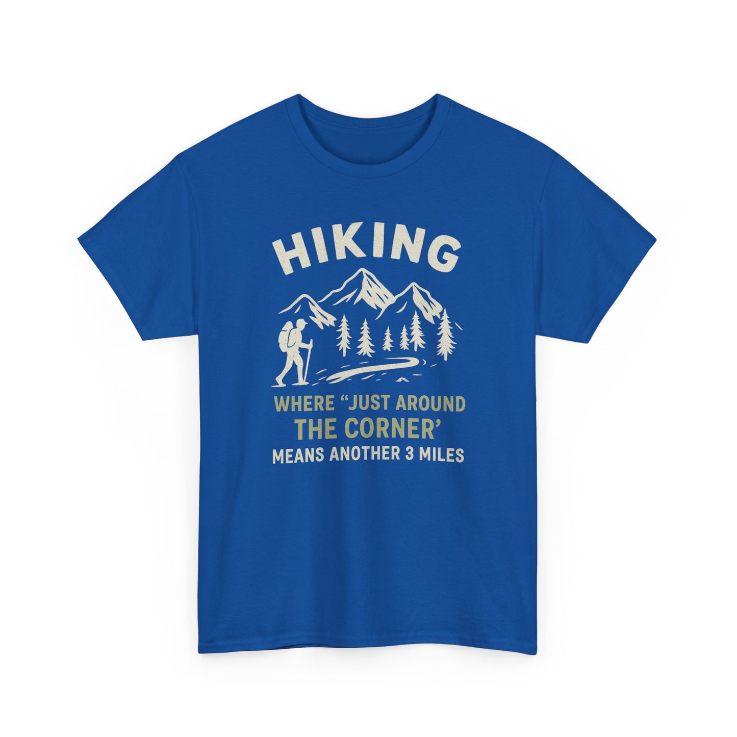 Unisex Heavy Cotton Adventure Tee – Outdoor Hiking Shirt, Sustainable Eco-Friendly T-Shirt for Nature Lovers & Everyday Wear