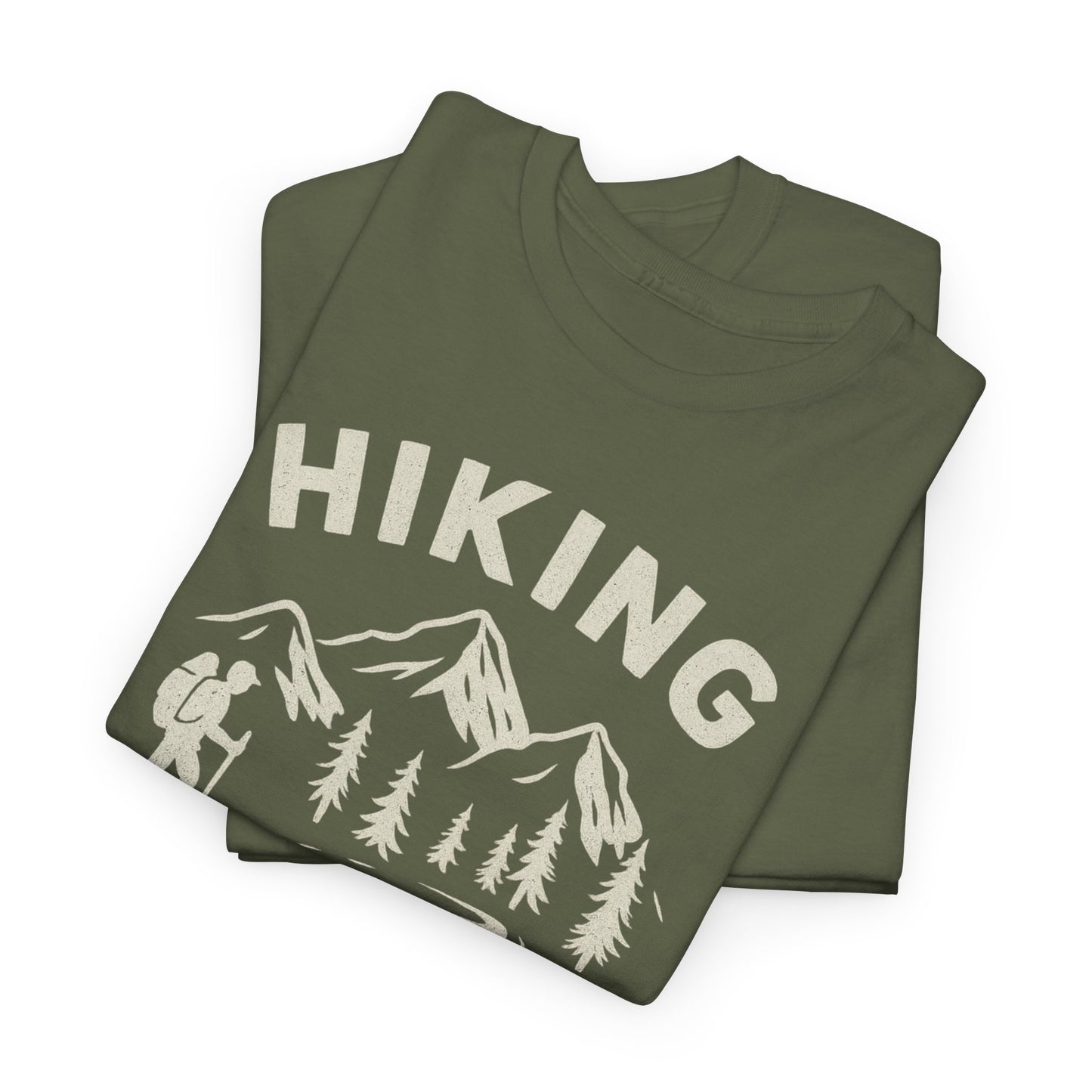 Unisex Heavy Cotton Adventure Tee – Outdoor Hiking Shirt, Sustainable Eco-Friendly T-Shirt for Nature Lovers & Everyday Wear