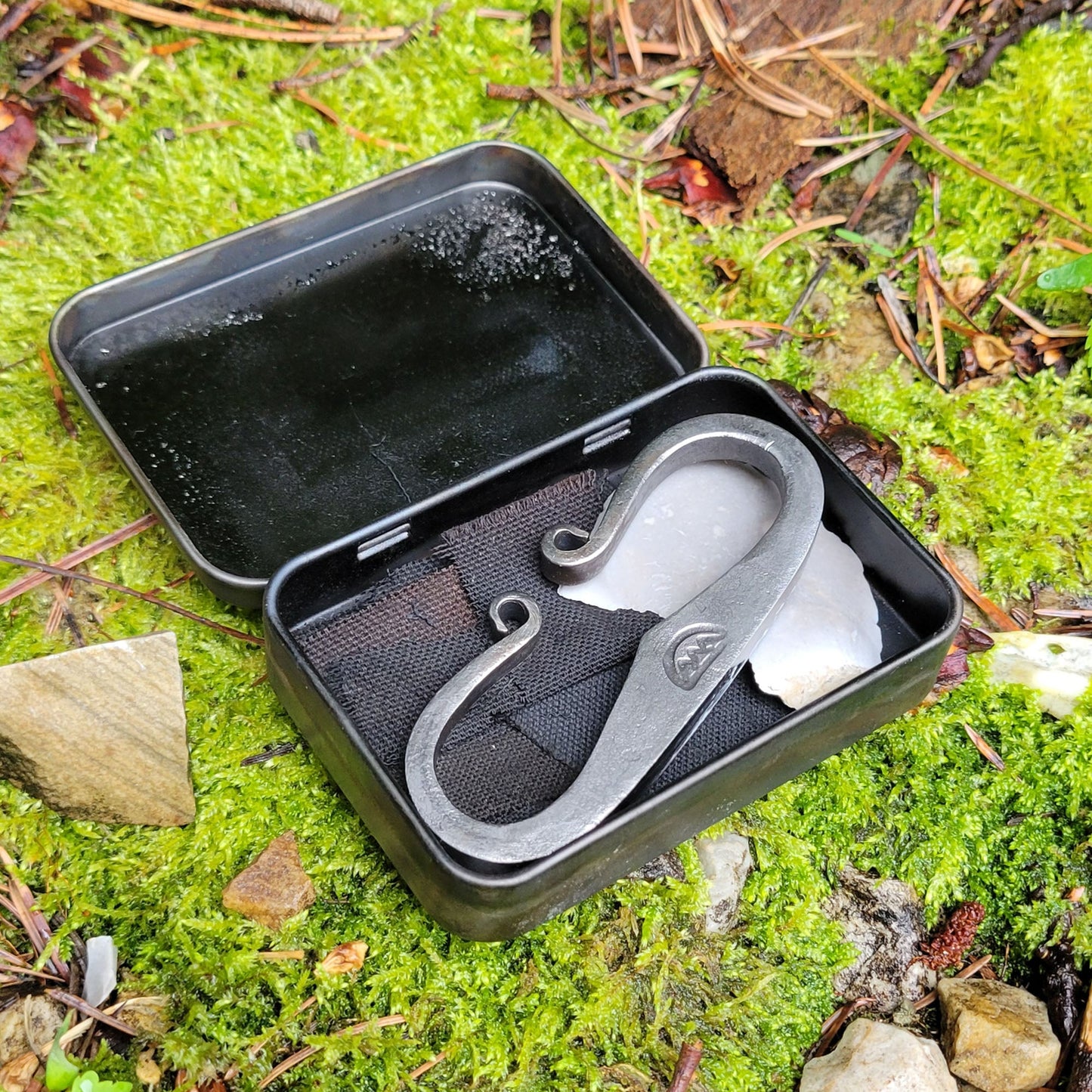 Traditional Flint & Steel Striker - Hand Forged High Carbon Steel - Small/Compact Size