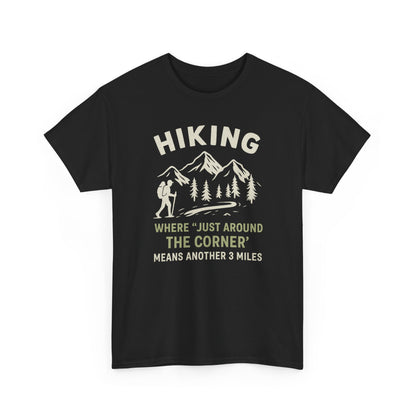 Unisex Heavy Cotton Adventure Tee – Outdoor Hiking Shirt, Sustainable Eco-Friendly T-Shirt for Nature Lovers & Everyday Wear