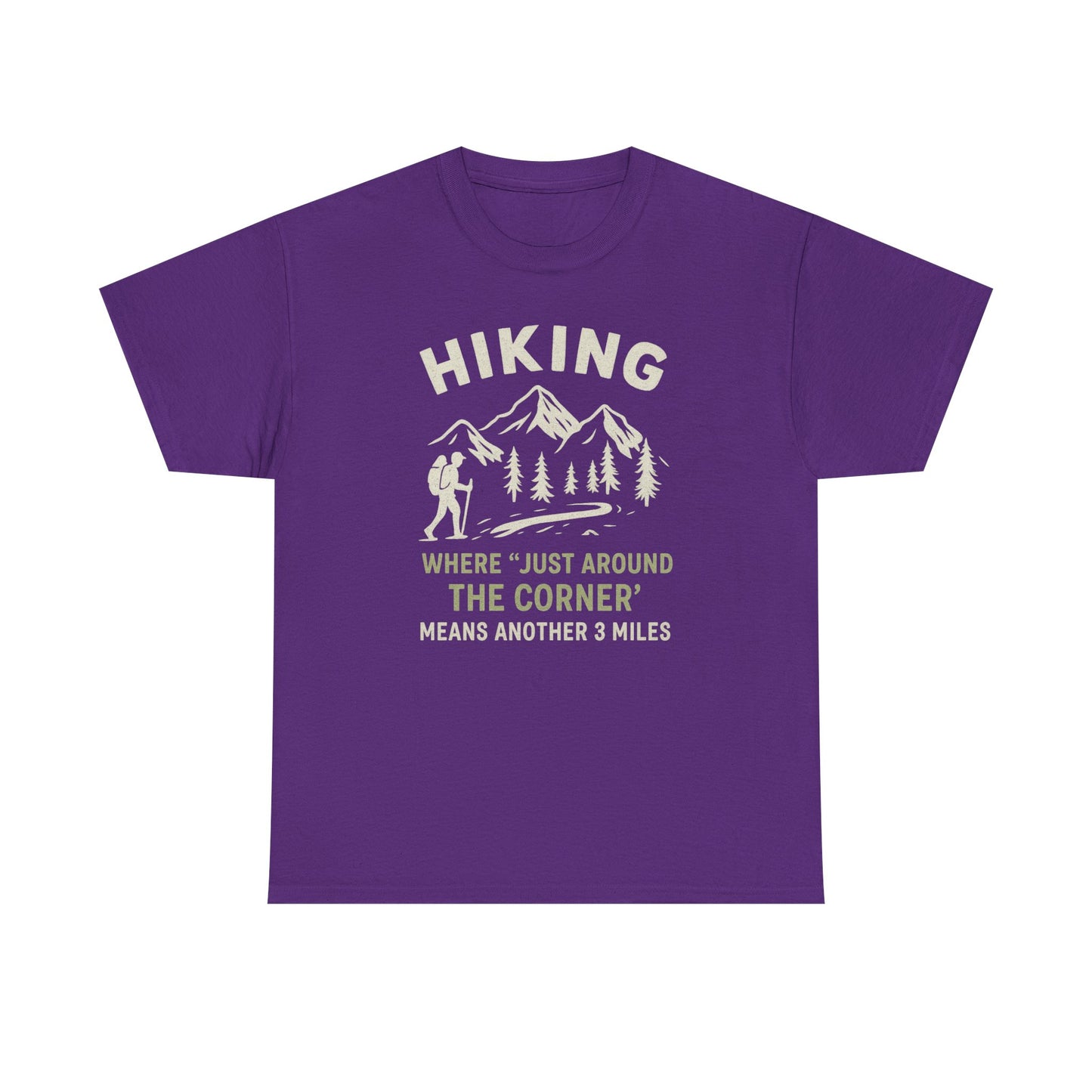 Unisex Heavy Cotton Adventure Tee – Outdoor Hiking Shirt, Sustainable Eco-Friendly T-Shirt for Nature Lovers & Everyday Wear