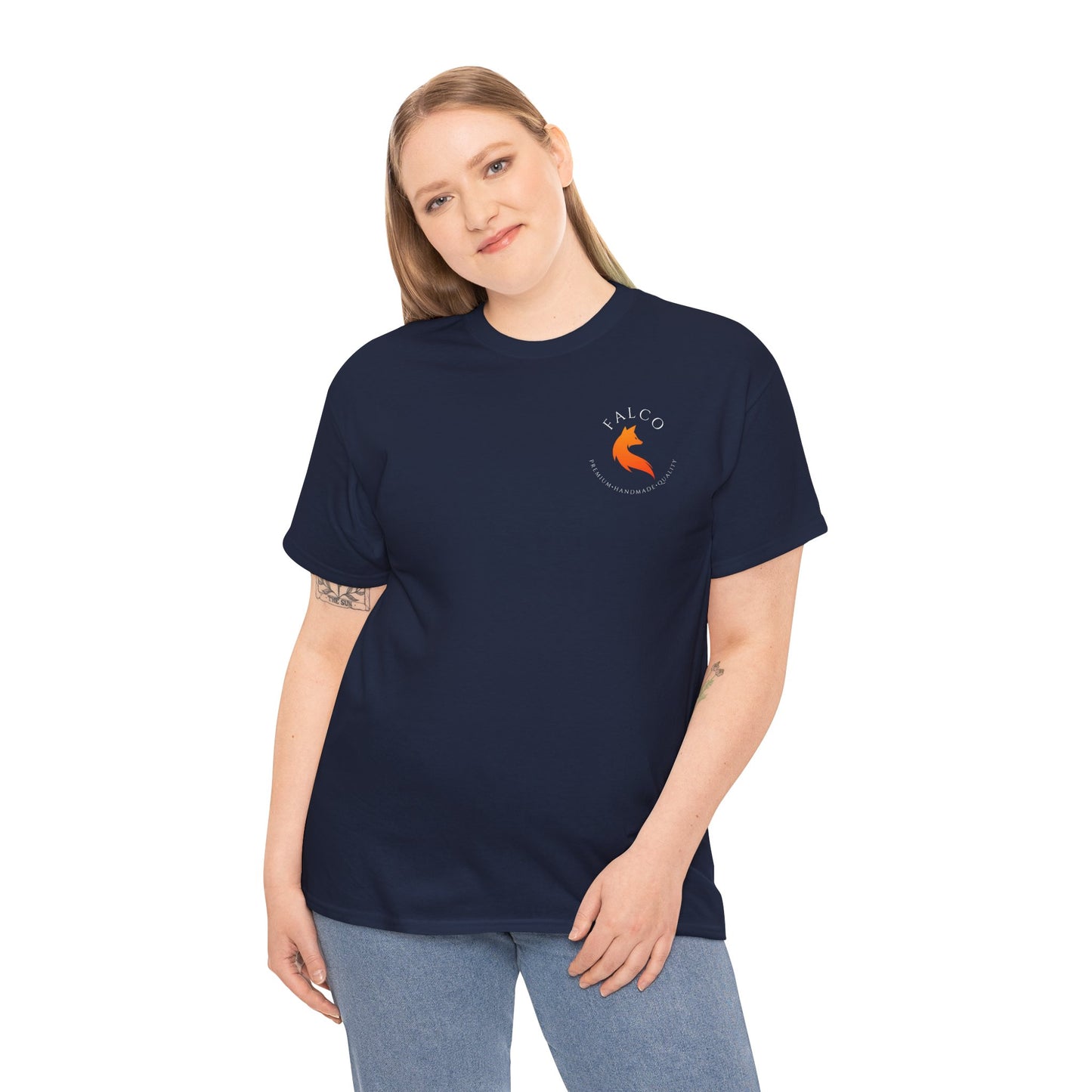 Copy of Stylish Unisex Heavy Cotton Tee with Cool Fox Design - Perfect for Casual Wear, Gift, Everyday Comfort, and Nature Lovers